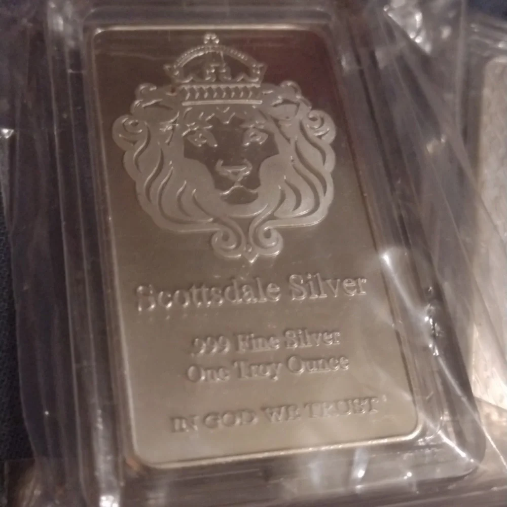 Scottsdale Silver Metal Minted Bars(2) - Picture 3 of 3